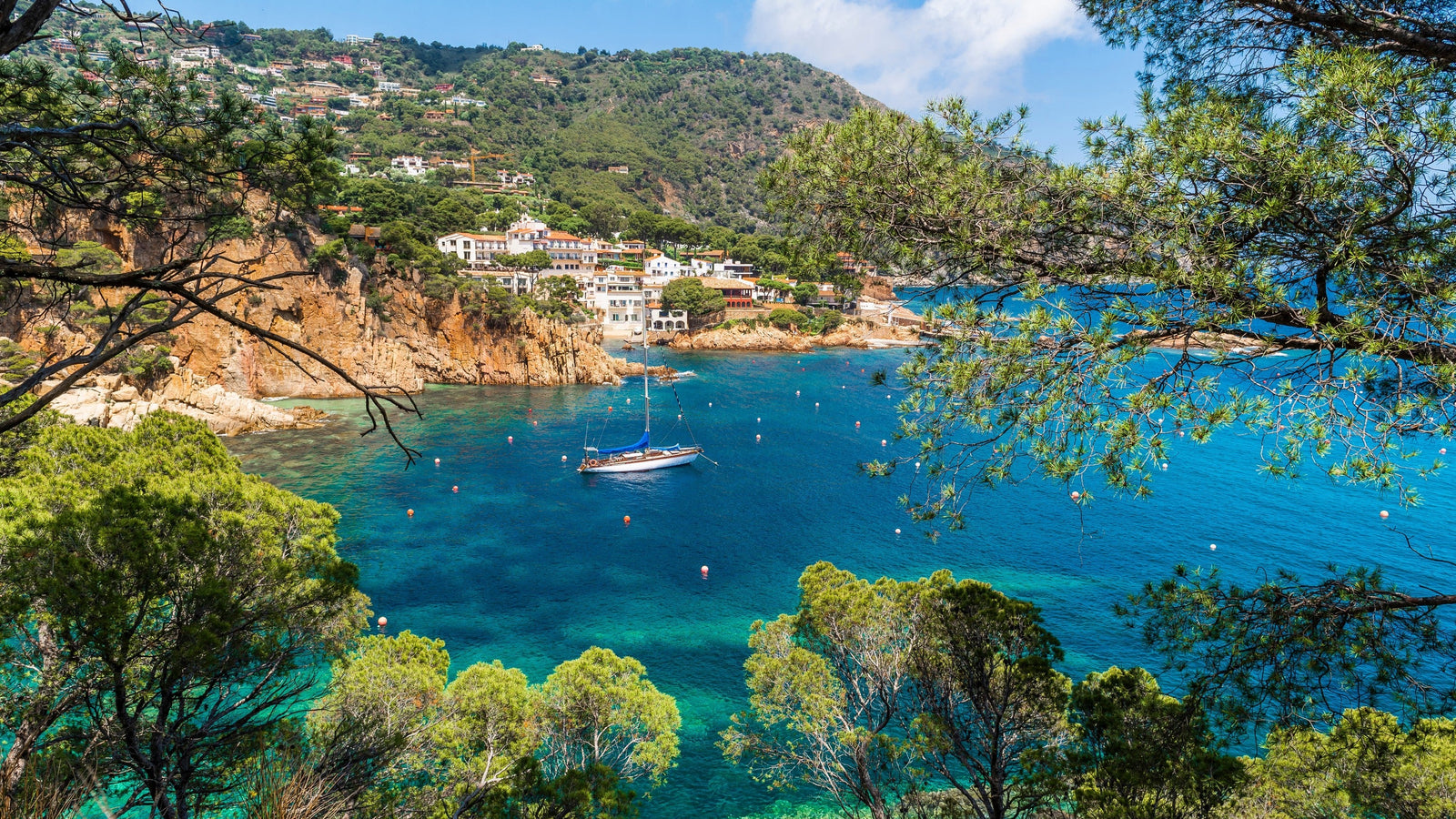 Les criques de Begur sur la Costa Brava en Espagne