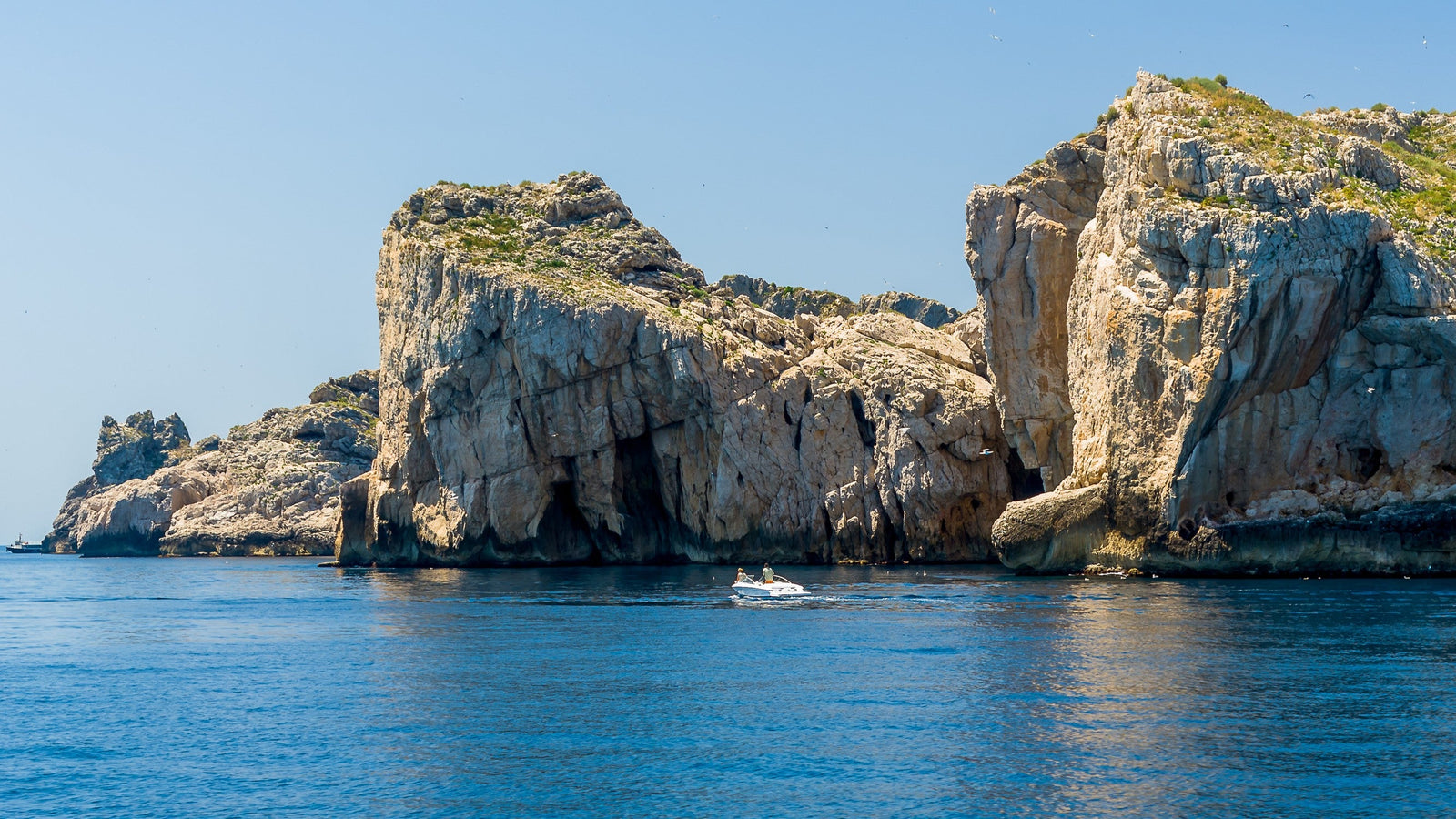 Les îles Medes sur la Costa Brava en Espagne