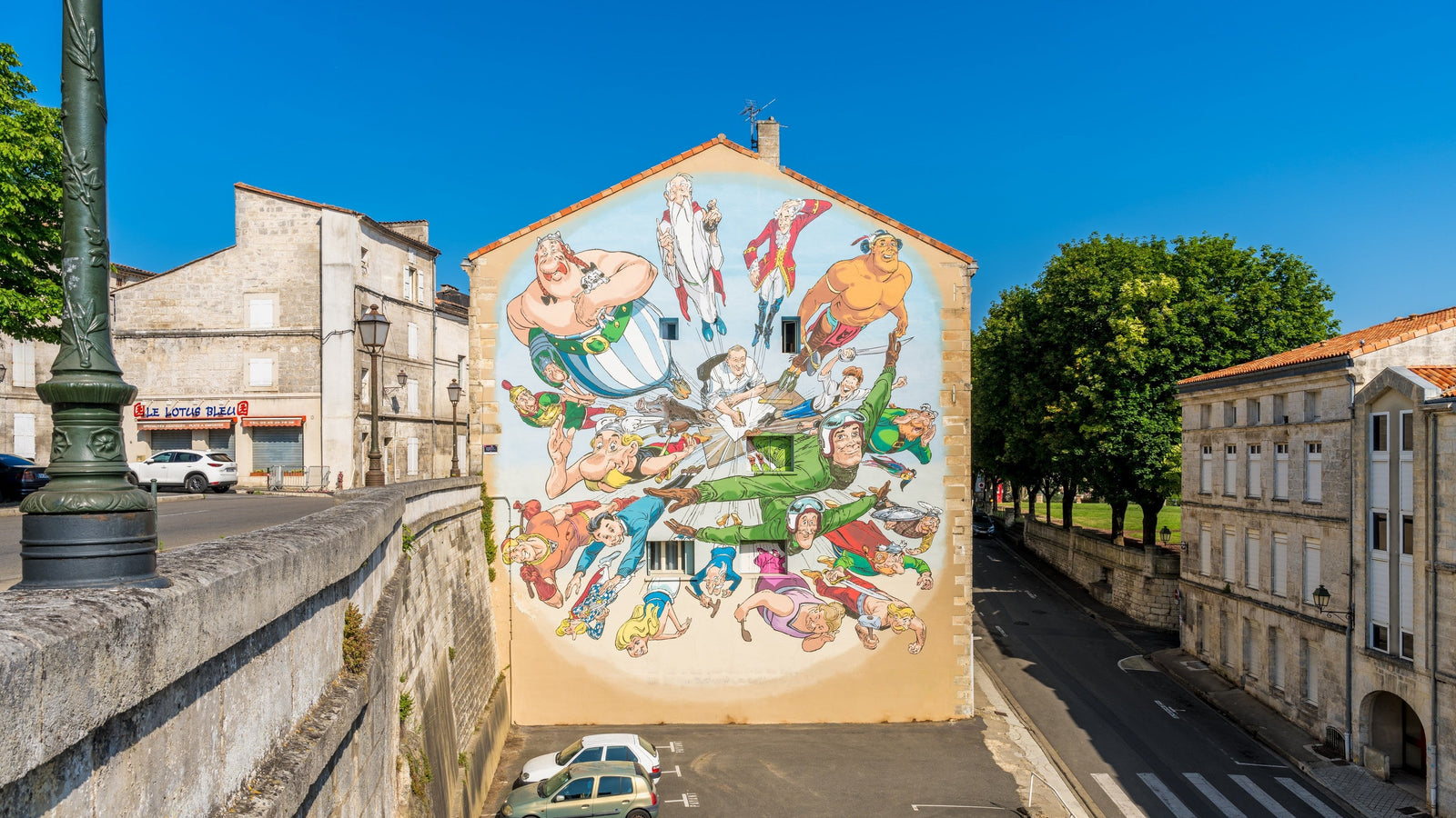 Angoulême et une fresque BD