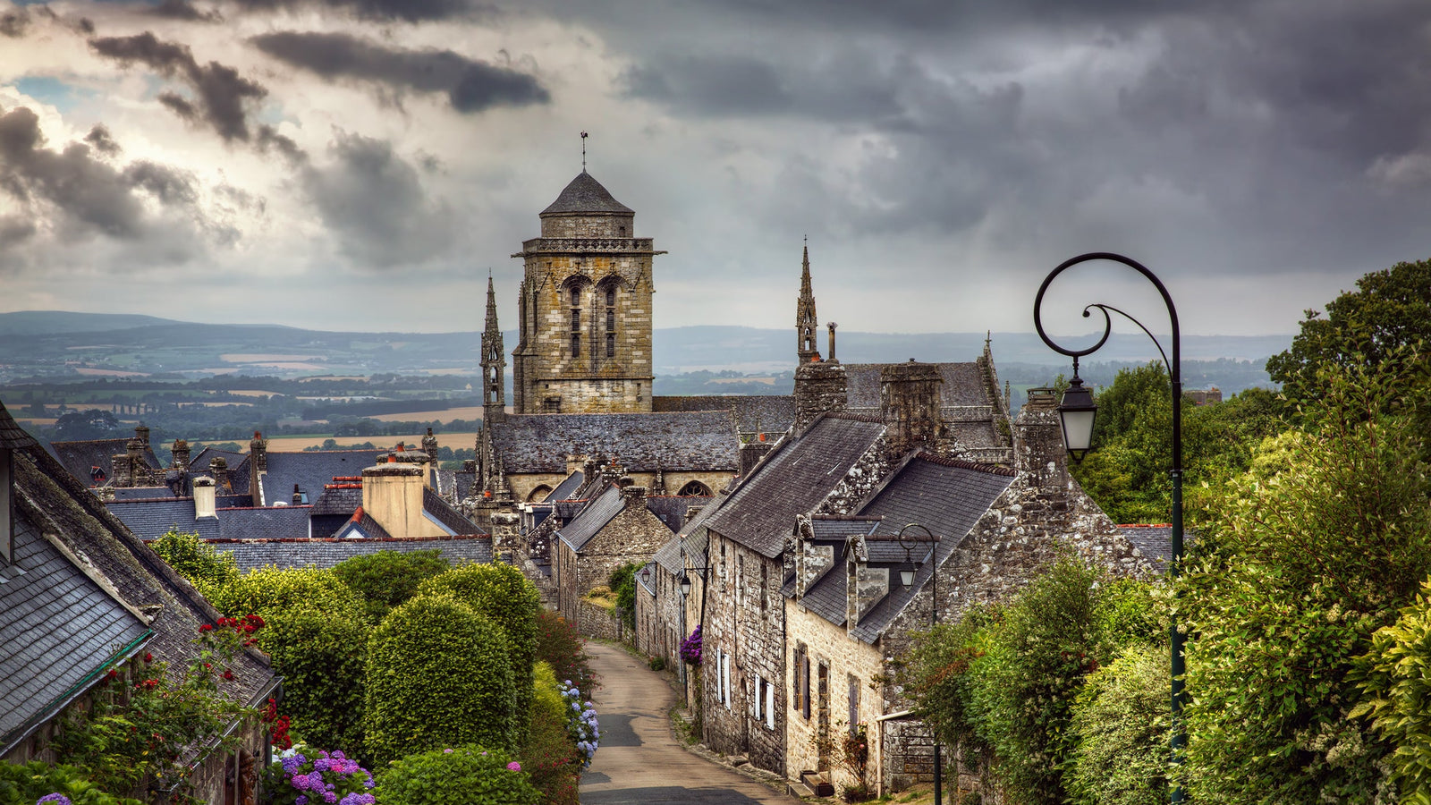 Village de Locronan en Bretagne
