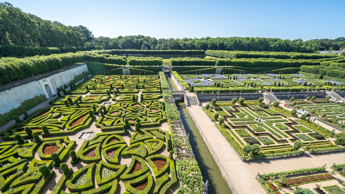 Les jardins du château de Villandry en Touraine