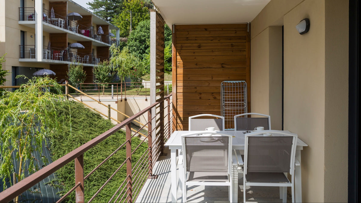 Balcon de votre logement de vacances à Chinon en Touraine