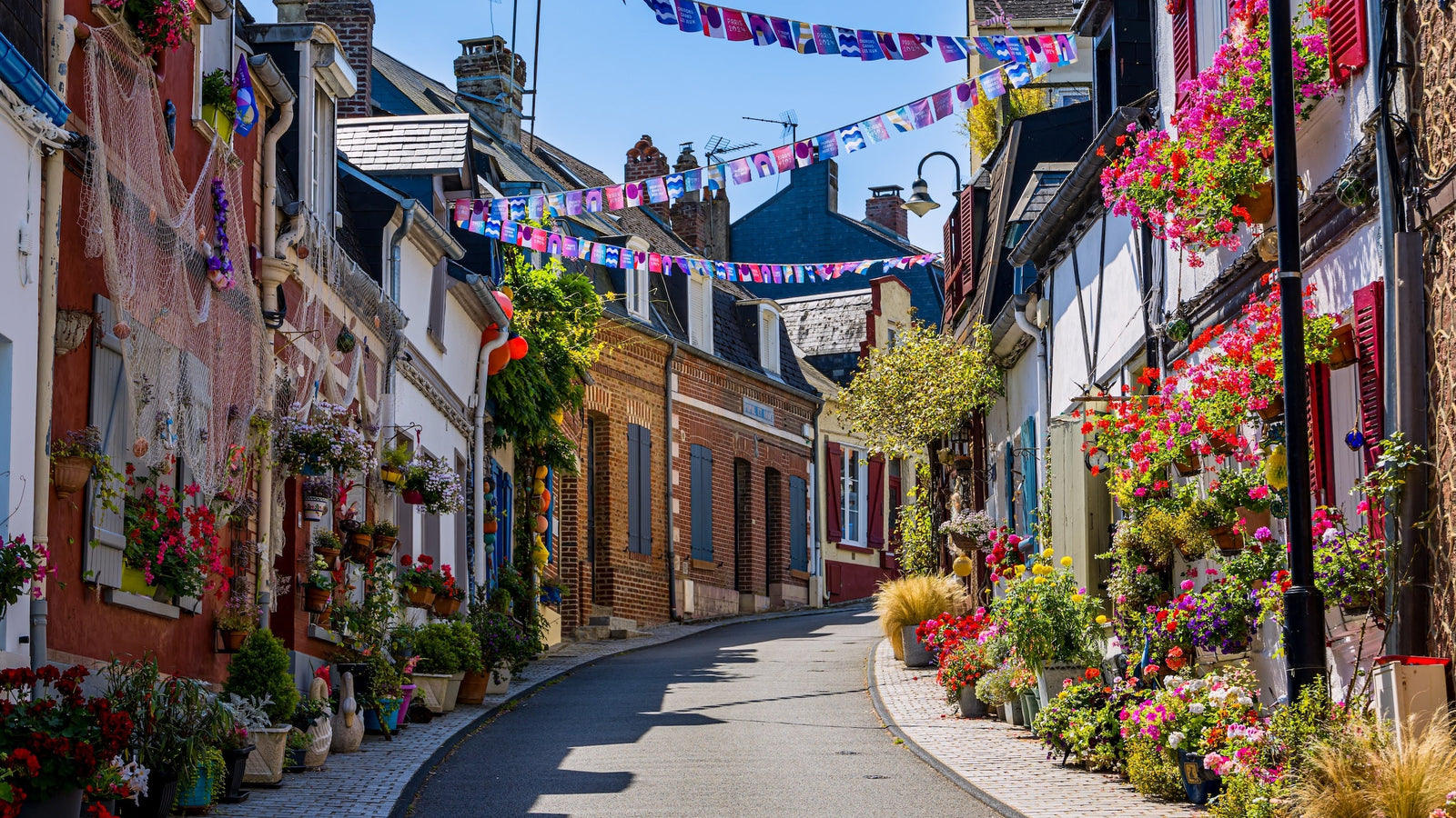 Ville médiévale de Saint-Valéry-sur-Somme dans la Baie de Somme