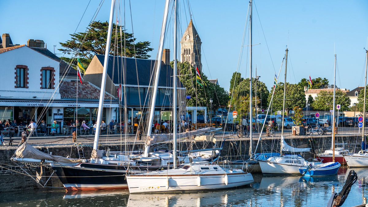 Bateaux sur le port de Noirmoutier en Vendée