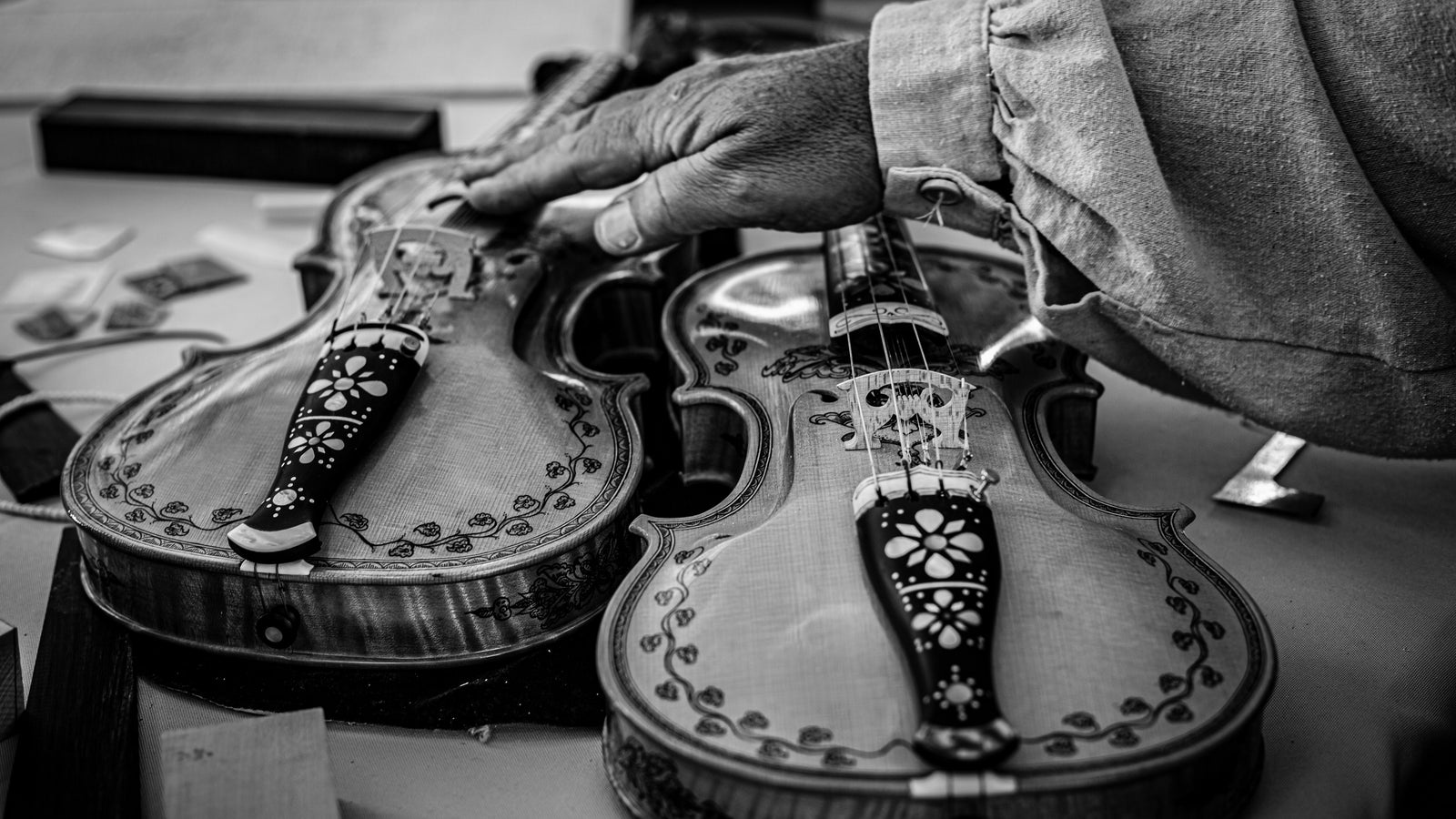 L'instrument de musique norvégien hardingfele