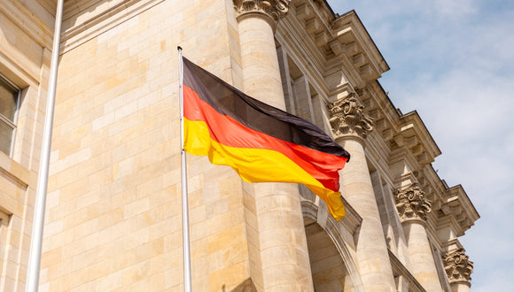 Drapeau allemand à Berlin