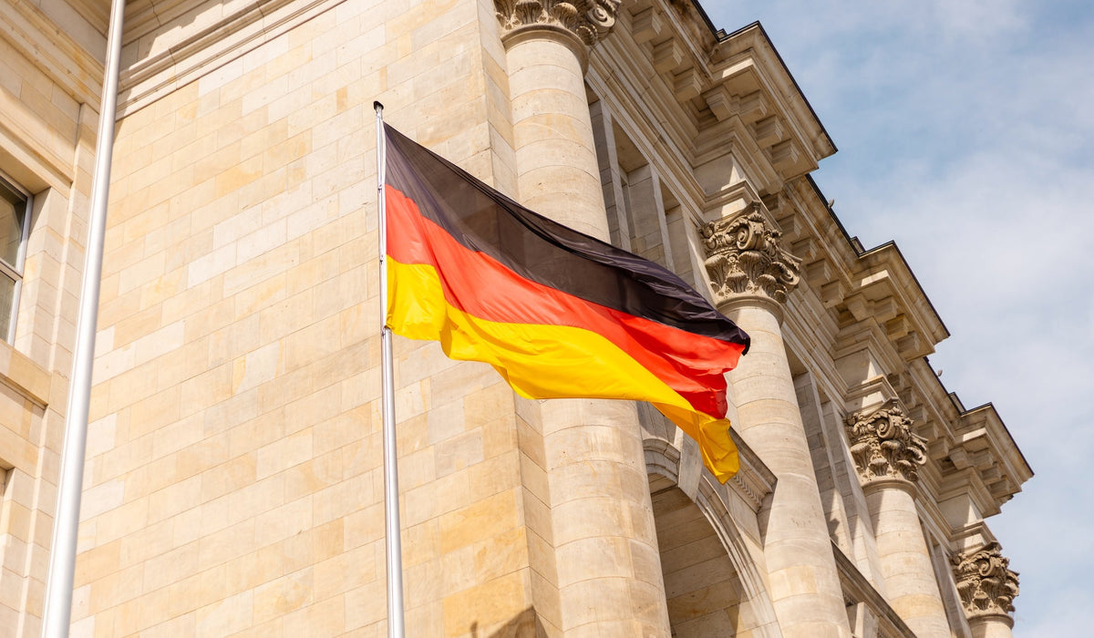 Drapeau allemand à Berlin
