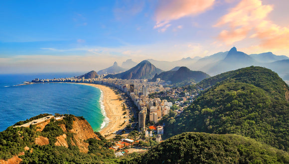 Plage de Copacabana au Brésil