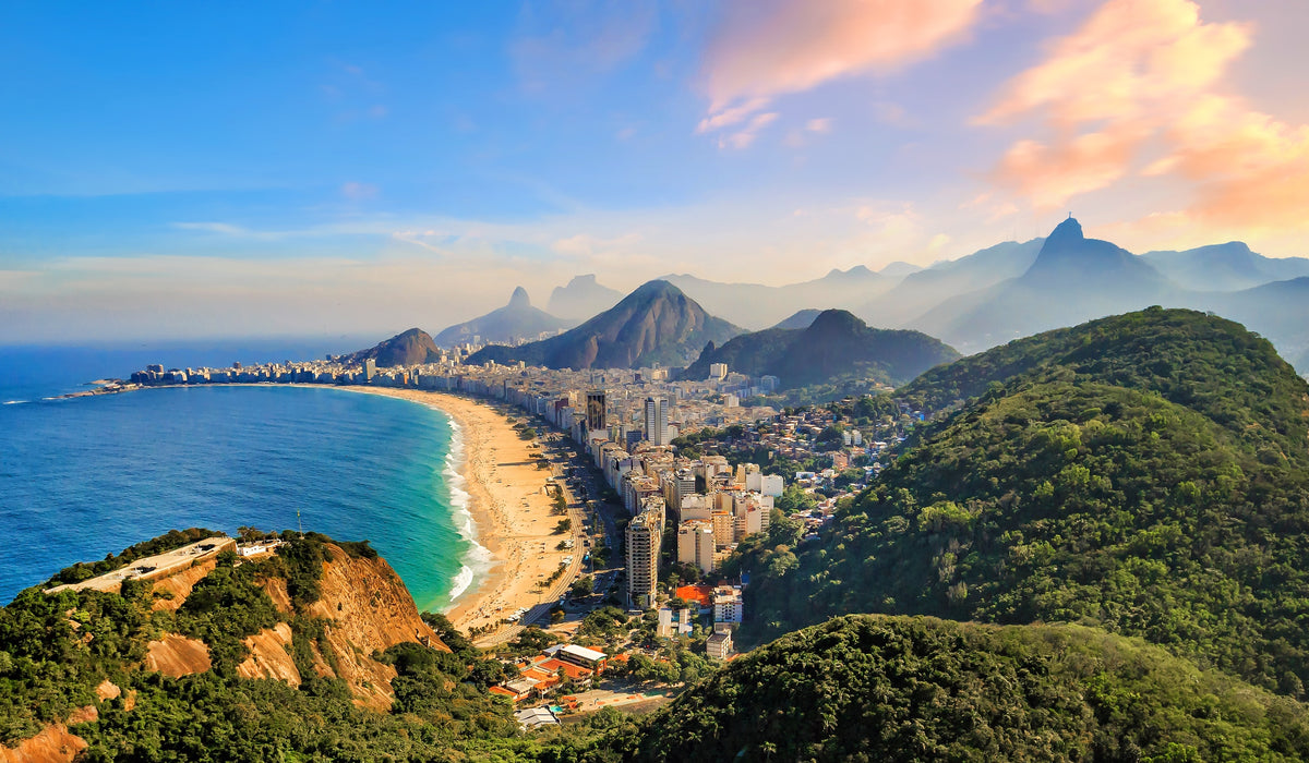 Plage de Copacabana au Brésil