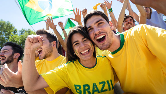 Supporters de foot brésiliens
