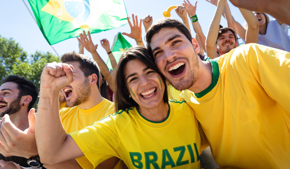 Supporters de foot brésiliens