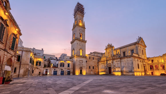 Lecce dans les Pouilles en Italie