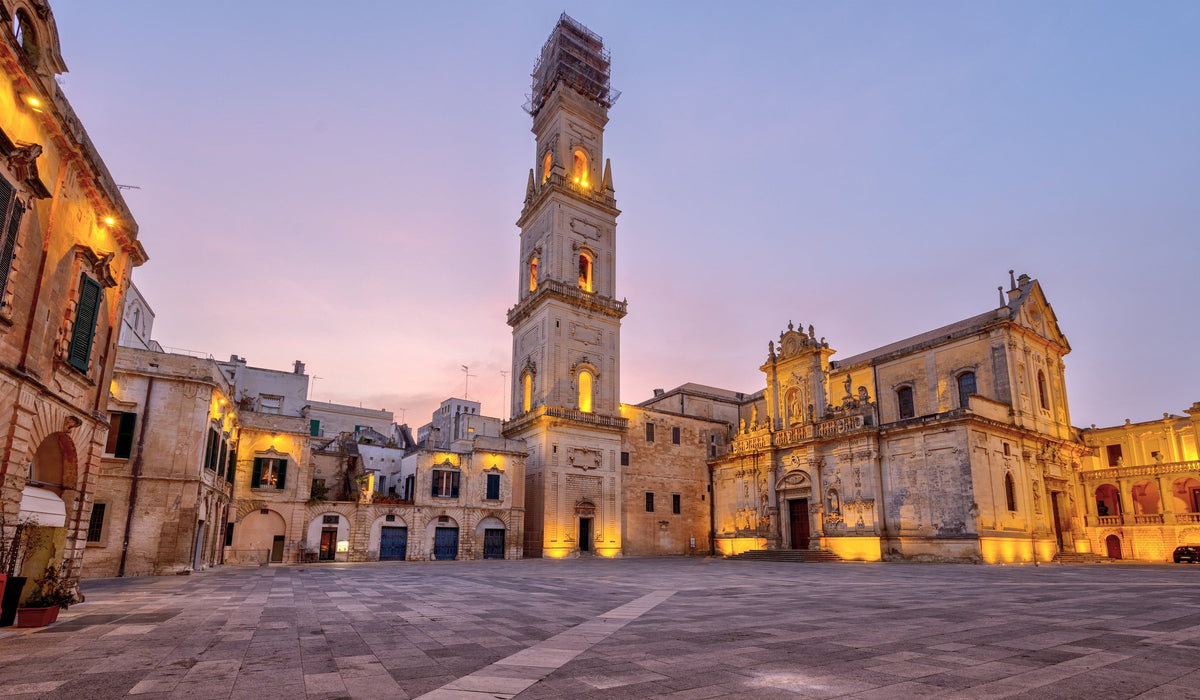 Lecce dans les Pouilles en Italie