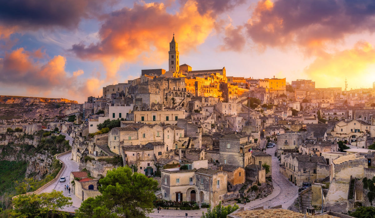 Matera dans les Pouilles en Italie