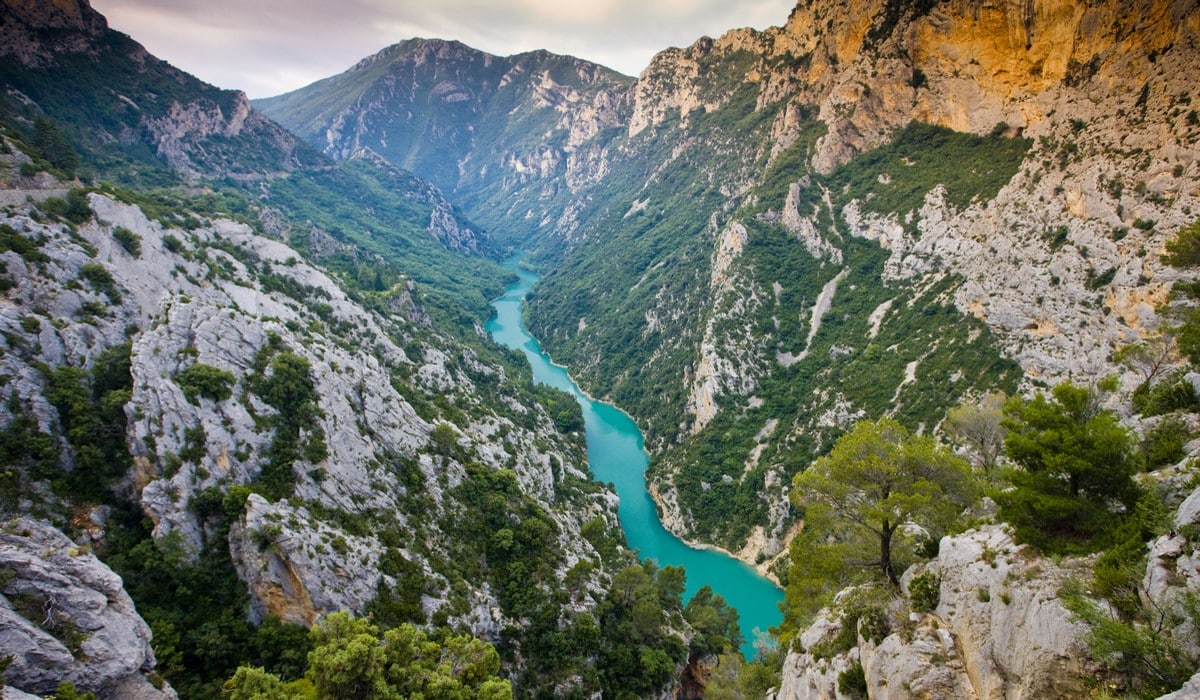 Les Gorges du Verdon dans les Alpes