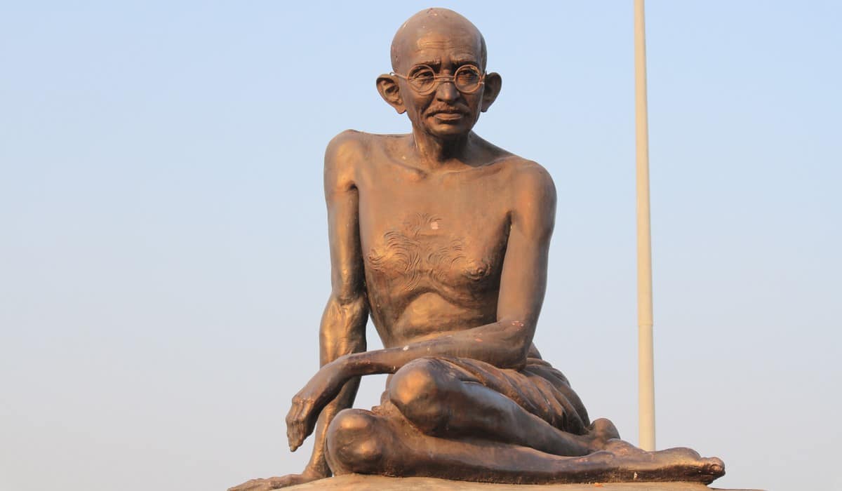 Statue de Gandhi en Inde