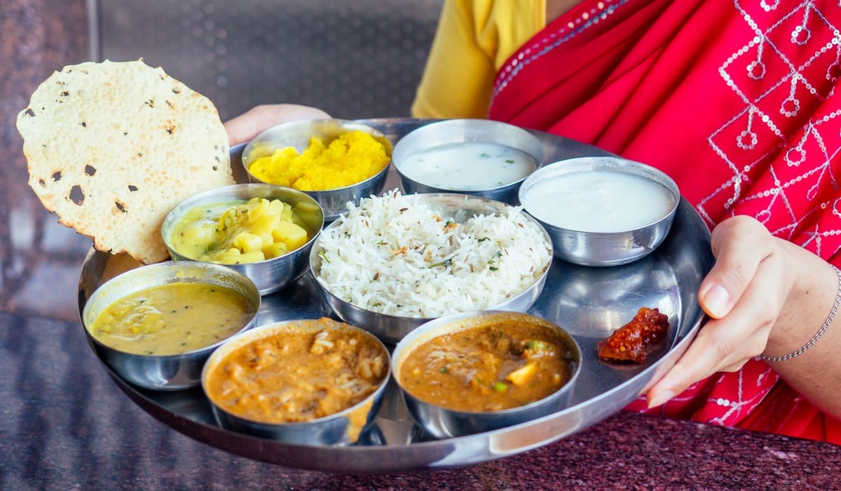 Plat indien : le thali